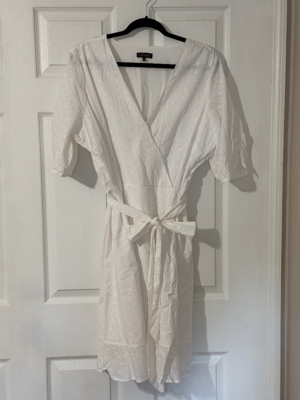 1. State White Dress 22W
